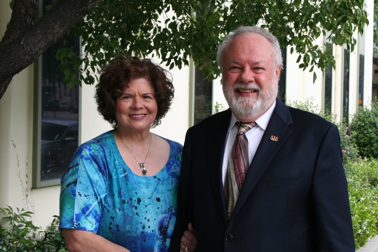 Dr. Paul Peterson and his wife Mrs. Alice Peterson