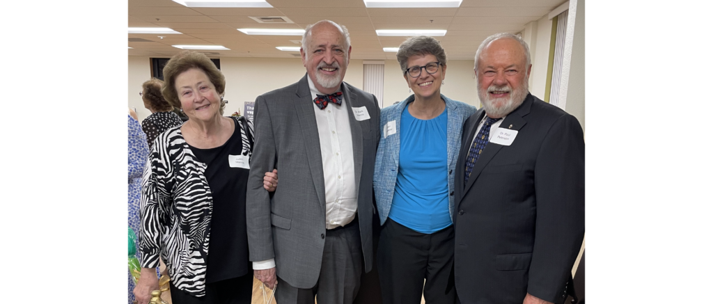 Judith Mannis, Dr. Mark Mannis, Shari Roeseler, and Dr. Paul Peterson at the Briggs Award Event